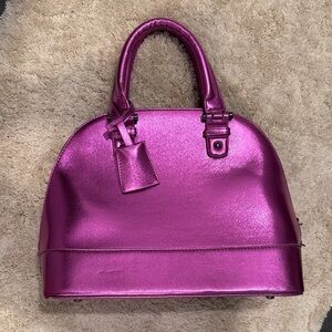 Justfab Metallic Pink Women's Handbag